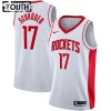 Dres Houston Rockets Dennis Schroder 17 Nike 2022-23 Association Edition Bijela Swingman - Dječji